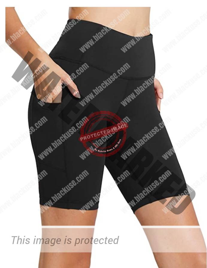 BALEAF Women's 8″ /5″ /2″ High Waist Workout Biker Yoga Running Compression  Exercise Shorts Side Pockets –